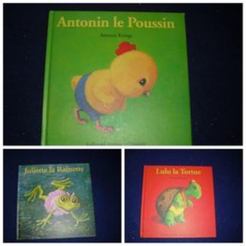 Juliette la Grenouille, Lulu La Tortue, Antonin le Poussin by Antoon Krings New